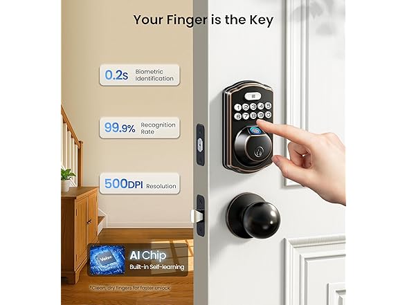 VEISE KS02A Fingerprint Door Lock