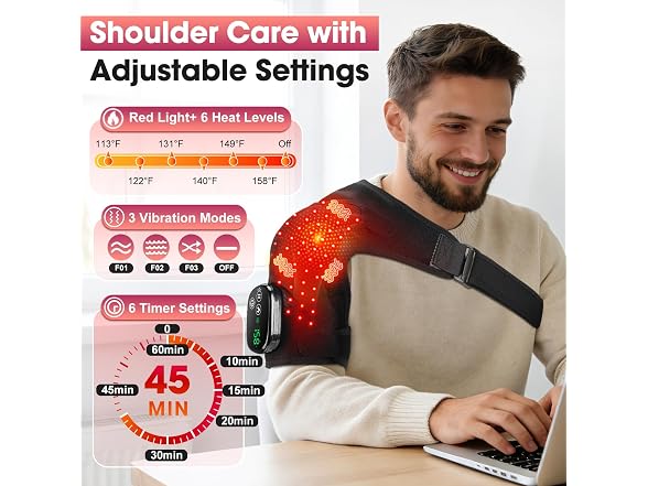 Red Light Therapy for Shoulder Heating