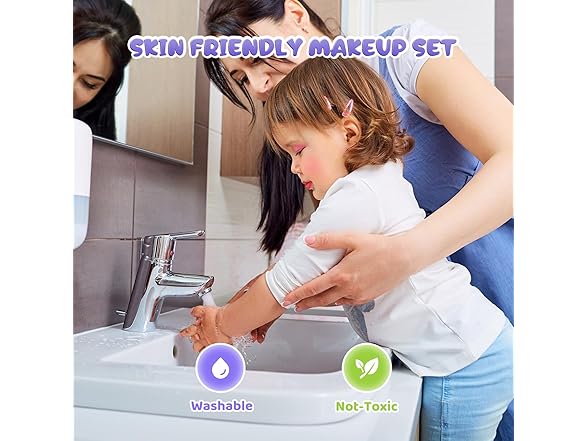 PERRYHOME 56 Pcs Makeup Set for Girls