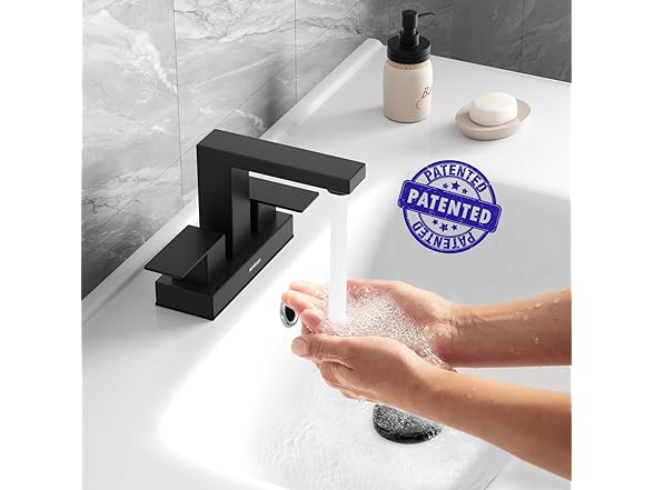 4 Inch 2 Handle Faucet With Pop Up Drain