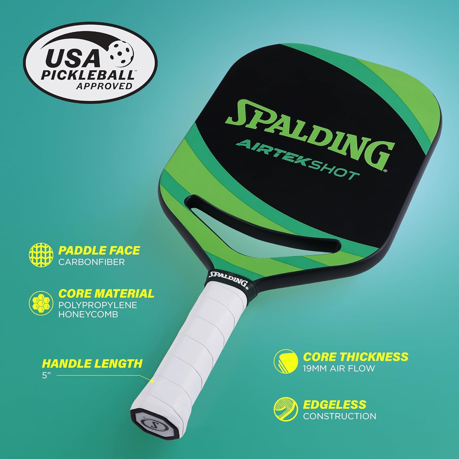 Spalding Airtek Shot Pickleball Paddle - Gallery 23