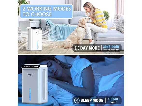 boglvr Dehumidifier 1000 Sq.Ft