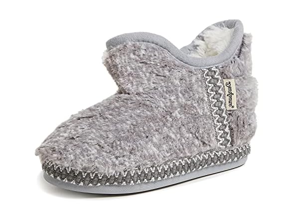 Dearfoams Kids Furry Bootie Slipper