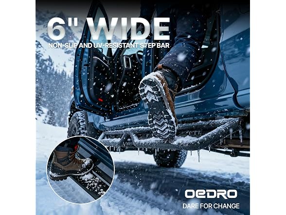 OEDRO 6 Inch Running Boards Compatible
