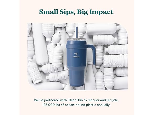 REDUCE 40 oz Stainless Steel Tumbler