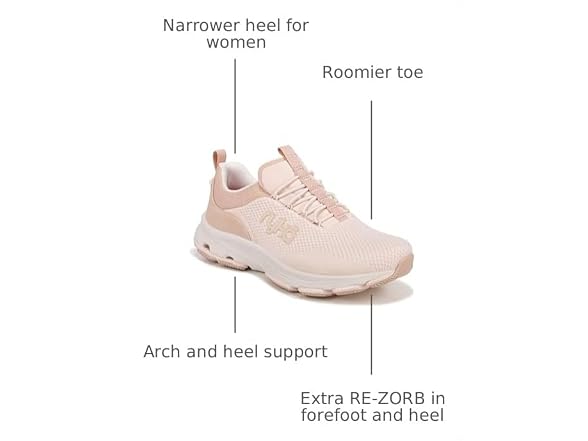 Ryka Womens Devotion EZ Slip-On Walking Shoes