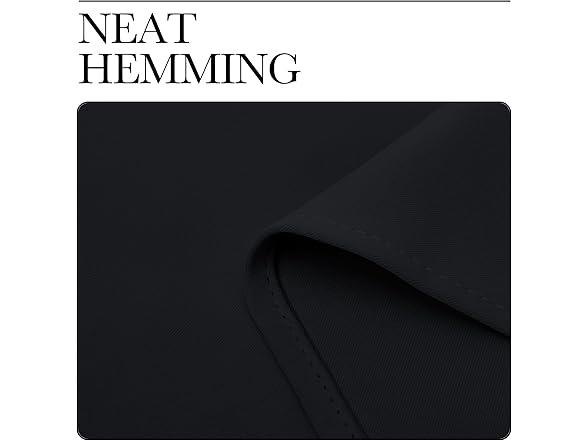 NICETOWN Halloween Black Blackout Curtain Blinds