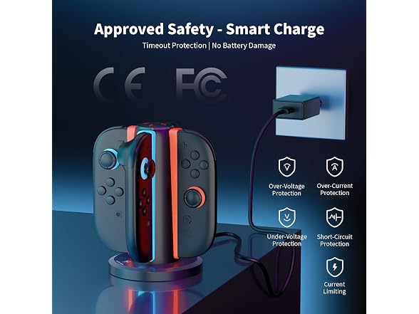 AceGamer 4-in-1 NS2 Joy-Con Charger