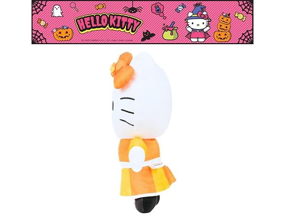 Franco Hello Kitty Halloween Candy Corn Pillow