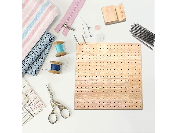 9.25 Inches Crochet Blocking Board, Bamboo