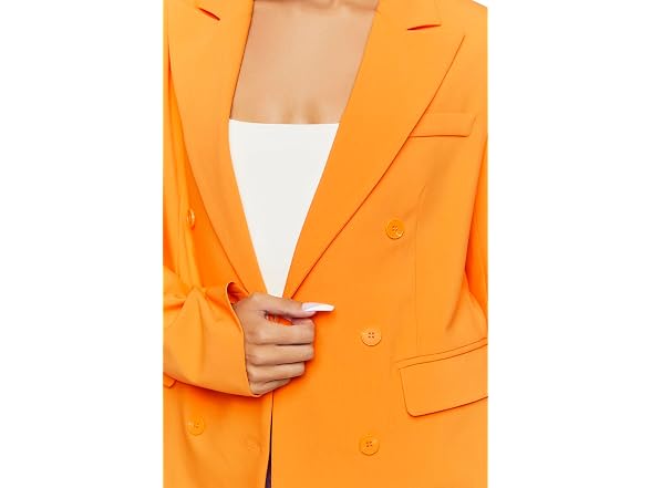 Forever 21 (S) Notched Double-Breasted Blazer