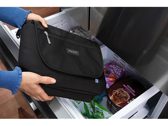 PackIt Freezable Brooklyn Crossbody Lunch Box 