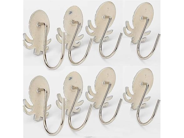Golden Pineapple Shower Window Curtain Hooks