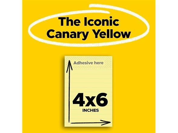 Post-it Notes 4 in x 6 in, 12 Pads