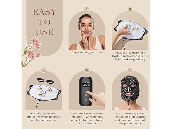 LED Light Therapy Facial Mask