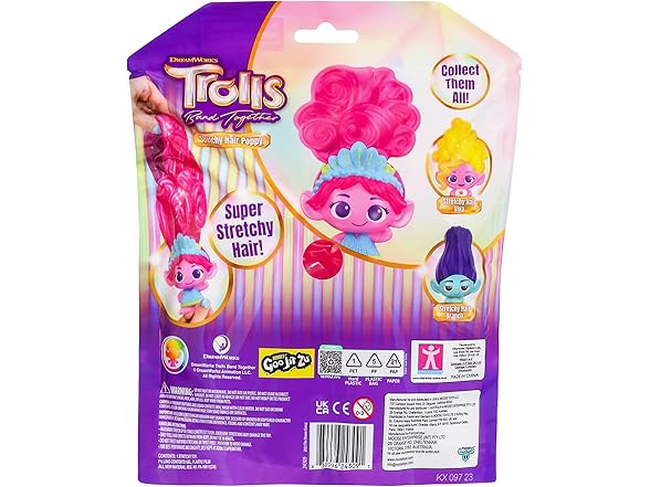 DREAMWORKS TROLLS Band Stretchy Hair Poppy