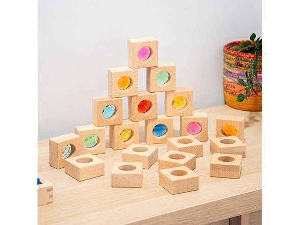 Wooden Kaleidoscope Blocks