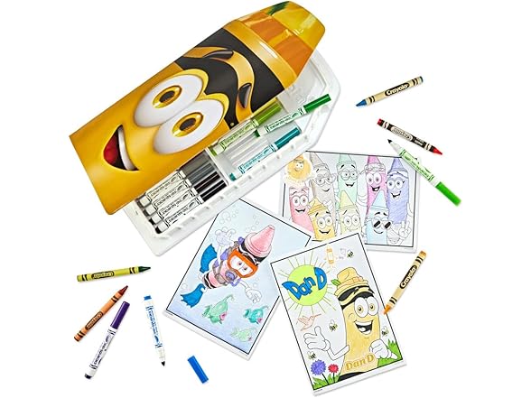 Crayola Coloring Set with Limited Edition Yellow Case
