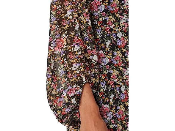 Louna Floral Dress Black (M)