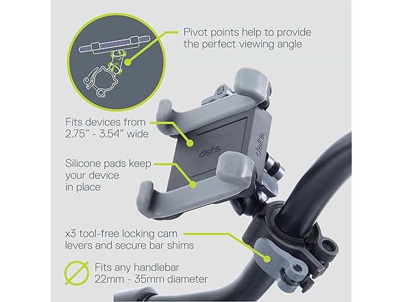 Omni Mount Bike Phone Mount by Delta