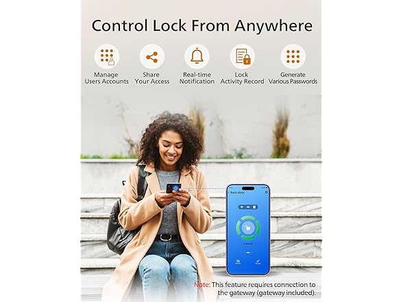 Philips 4000 Series WiFi Smart Deadbolt W/Handleset