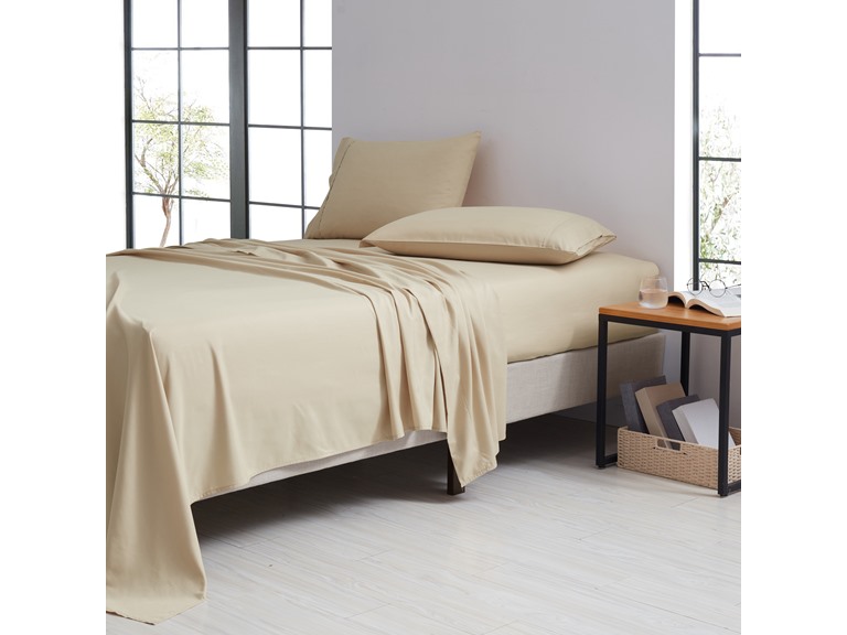 Bamboo 4 Piece 1800 Count Luxury Solid Sheet Sets
