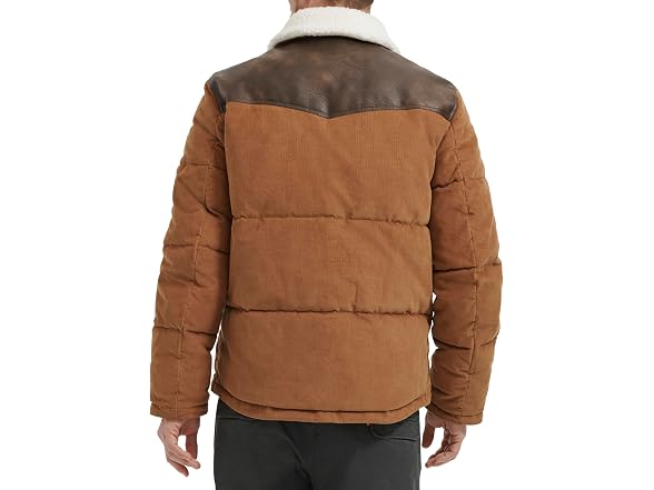 Levi's Men Out West Mixed Media Puffer Jacket