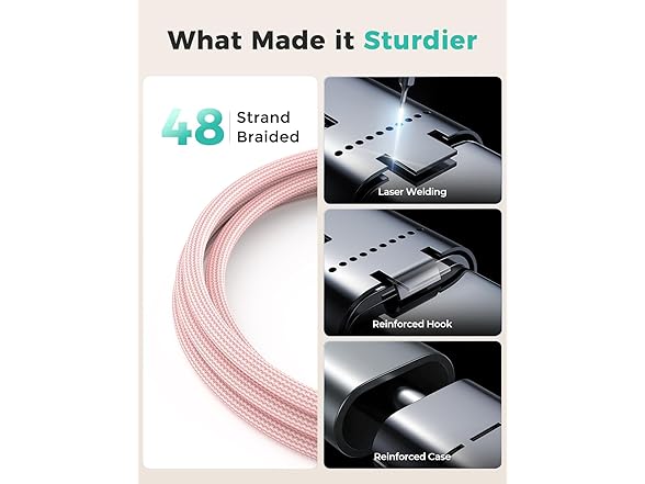 3-in-2 USB C Cable Apple Watch/iPhone Pk