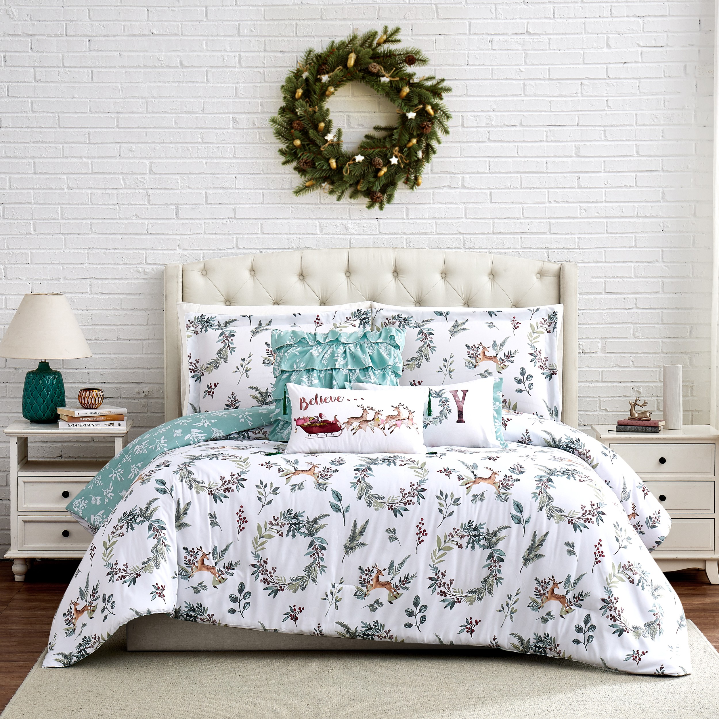 Southshore 6pc Christmas Comforter Set - Gallery 16