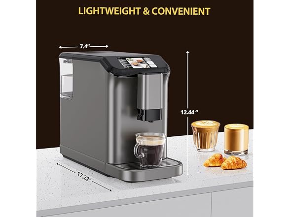 GustoWave Espresso Maker with Milk Frother