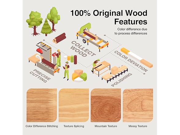 Novilla 12 Inch Solid Wooden King Size Bed Frame