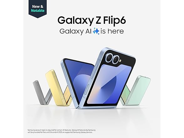 (NEW) Samsung Galaxy Z Flip6 Smartphone (512GB) (Unlocked)