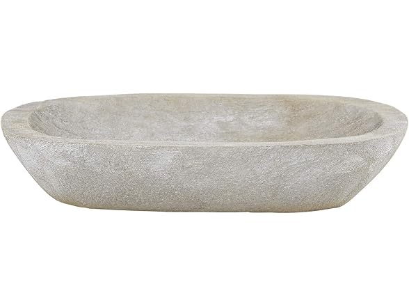 ]Table Sugar Hand Carved Paulownia Wood Dough Bowl