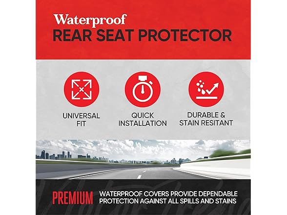 Motor Trend Motor Trend AquaShield Waterproof Rear B