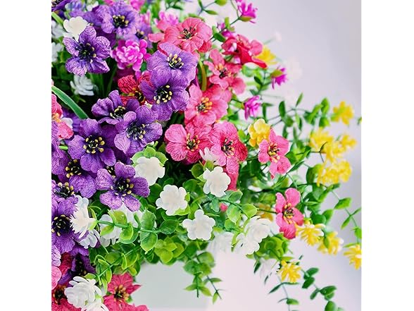 ArtBloom 20 Bundles Artificial Flowers
