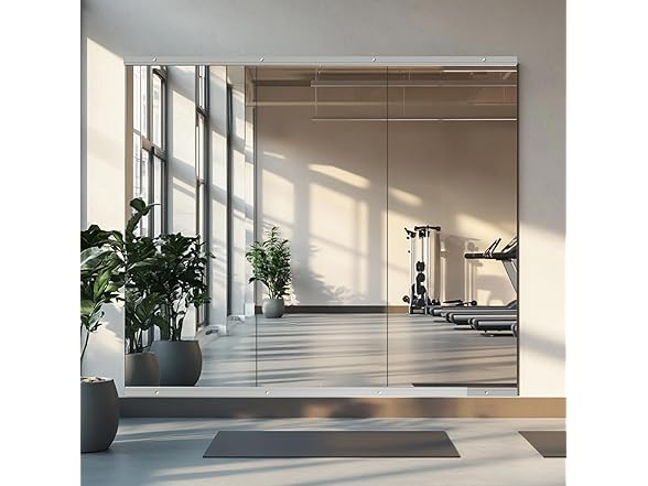 56''x16'' 3PCS Mirrors for Home Gym