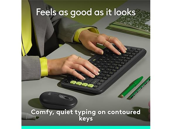 Logitech POP ICON Keys Wireless Bluetooth Keyboard