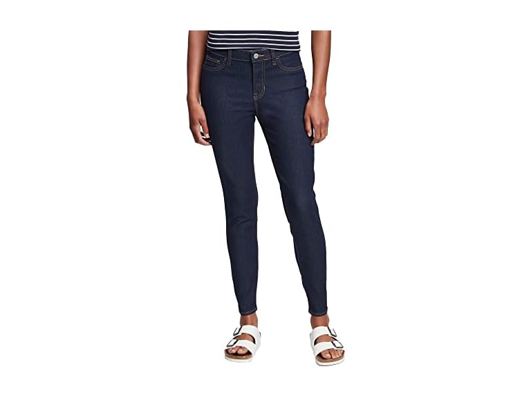 GAP Women's Mid Rise Favorite Jegging Jeans, Dark Rinse, 32