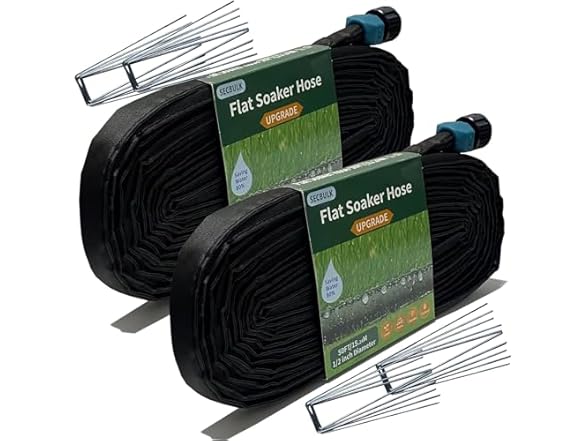 Secbulk 2025 Flat Soaker Hose - Various Sizes