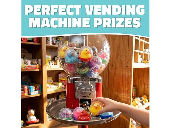 1.5" Rubber Duckling Assortment in 2" Capsule 250ct