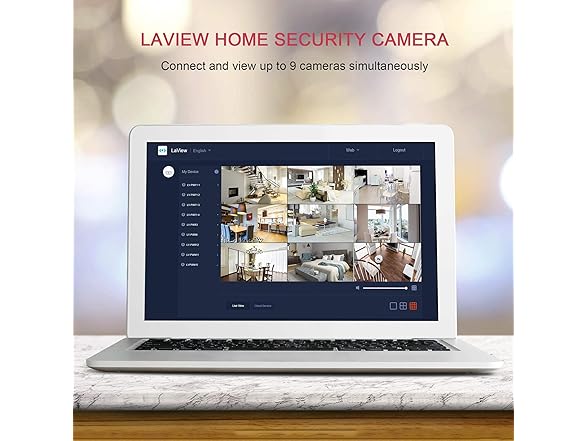 LaView 4 Pack 1080P Security Cameras