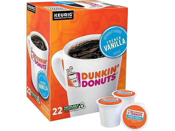 Dunkin' French Vanilla K-Cups, 22ct
