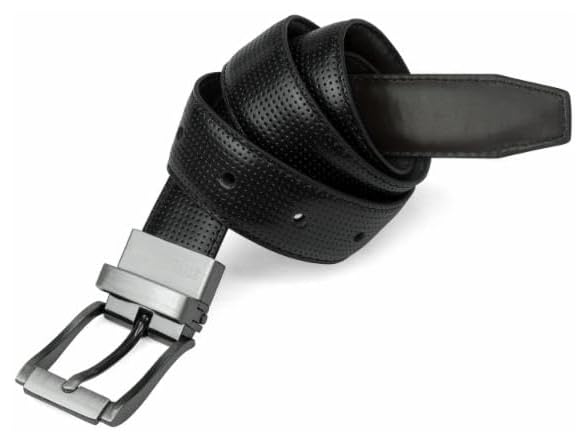 Steve Madden Boys Belt Black/Brown (M)
