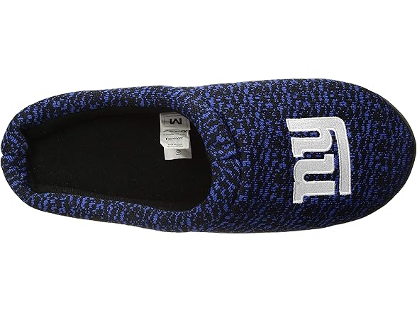NEW YORK GIANTS (13-14) Mens Poly Knit Cup Sole Slipper