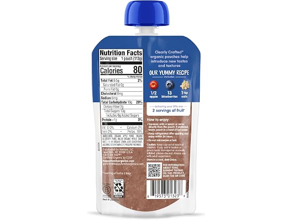 Happy Baby Organics Clearly Crafted