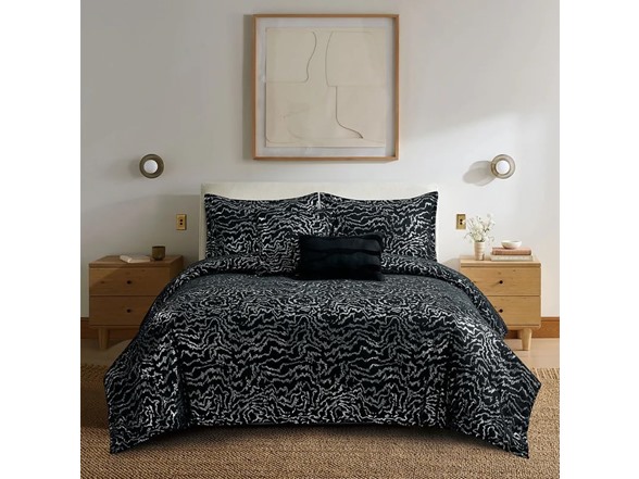 J&V Textiles Botanical 5-Piece Comforter Set