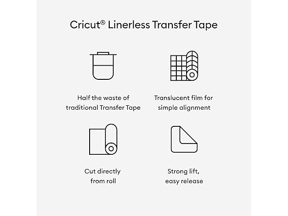 Cricut® Linerless Transfer Tape (30 ft)