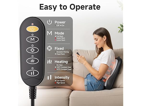 Zorynae Shiatsu Back and Neck Massager