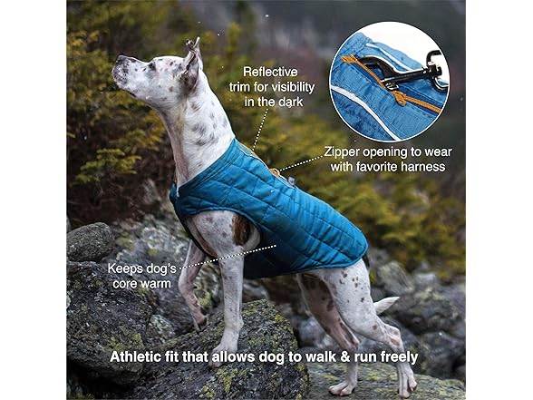 Kurgo Loft Reversible Water Resistant Dog Coat