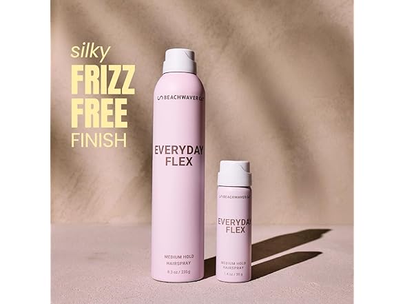 Beachwaver Everyday Flex Medium-Hold Hairspray  (1.4 Oz) | 